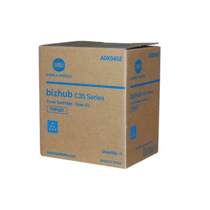 Касета за KONICA MINOLTA BIZHUB C35/C35P - Cyan - TNP-22C - P№ A0X5452 - заб.: 6000k