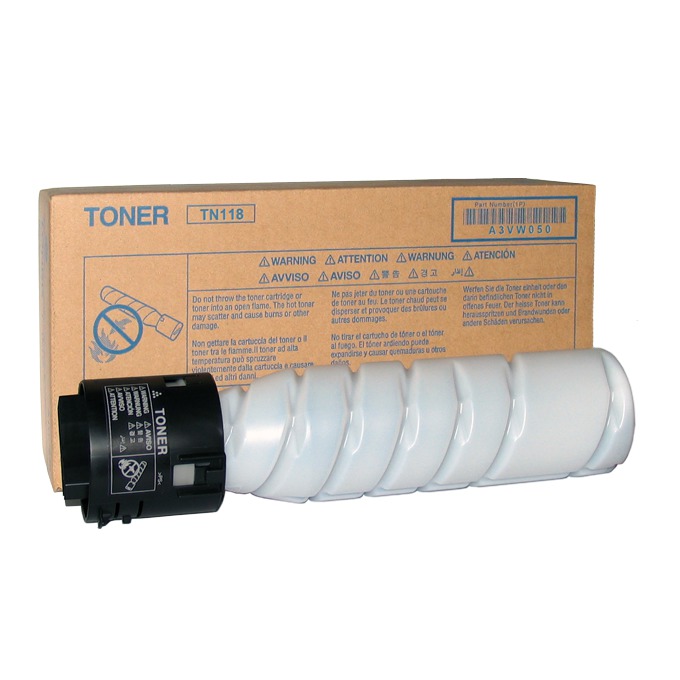 Касета за KONICA MINOLTA BIZHUB 215 - Black - 1 pcs.-  TN118 - P№ A3VW050 - заб.: 12000k/500gr