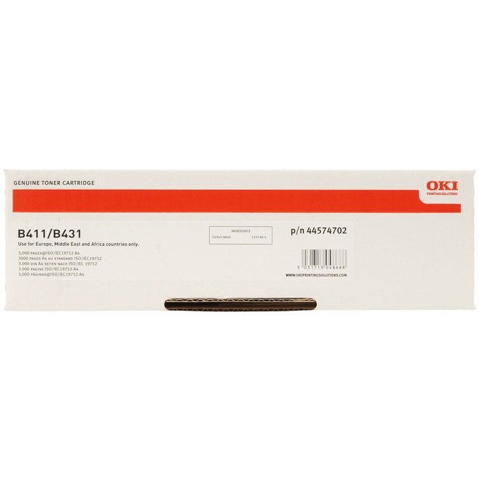Касета за OKI B411D/B411DN/B431D/B431DN - P№ 44574702 - заб.: 3000k