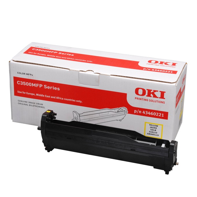 Drum Unit  за OKI C 3520/3530/MC 350/360 - Yellow - P№ 43460221 - заб.: 15000k