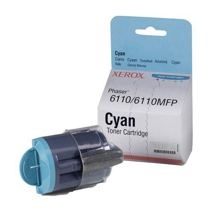 Касета за XEROX Phaser 6110/6110N/6110MFP/S/X - Cyan - P№ 106R01206 - заб.: 1000k