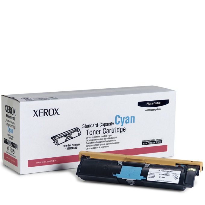 Касета за XEROX Phaser 6120N/6115MFP/D - Cyan - P№ 113R00689 - заб.: 1500k