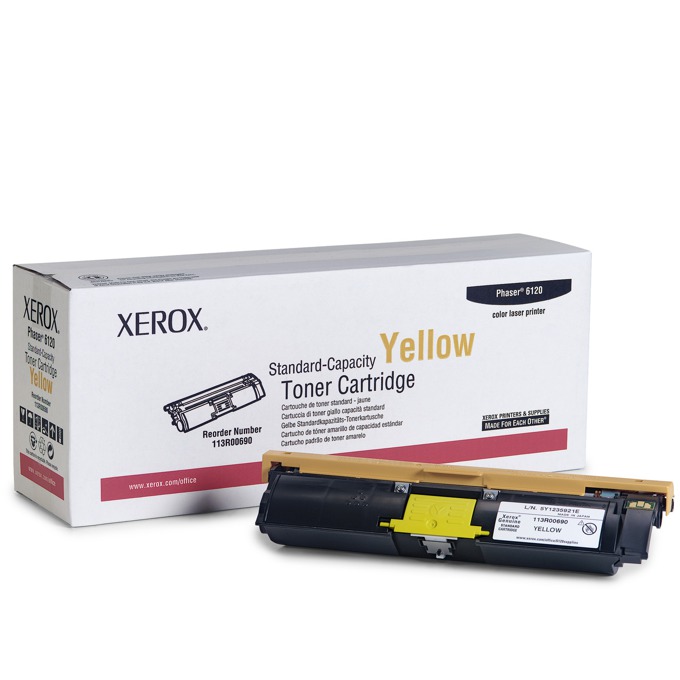 Касета за XEROX Phaser 6120N/6115MFP/D - Yellow - P№ 113R00690 - заб.: 1500k