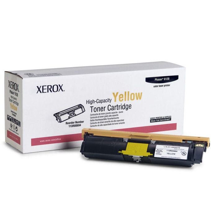 Касета за XEROX Phaser 6120N/6115MFP/D - Yellow - P№ 113R00694 - заб.: 4500k