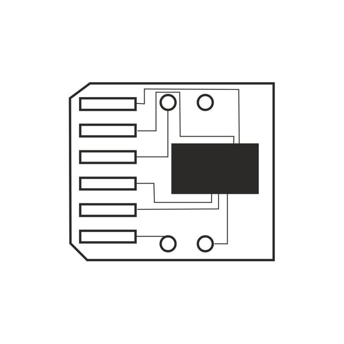 Чип (chip) за MINOLTA QMS 2400/2430/2450/2480/2500 - Magenta - 1710589-006 - H&B - заб.: 4500k