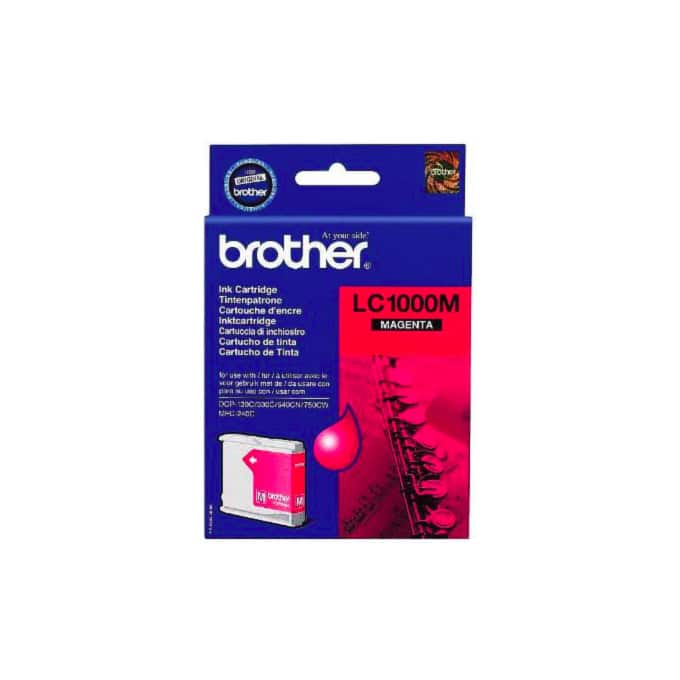 Касета за BROTHER MFC 240C/440C/465/660/680/845/885/DCP 130C/330/350/540/560/750/770 - Magenta - LC1000M - заб.: 400k