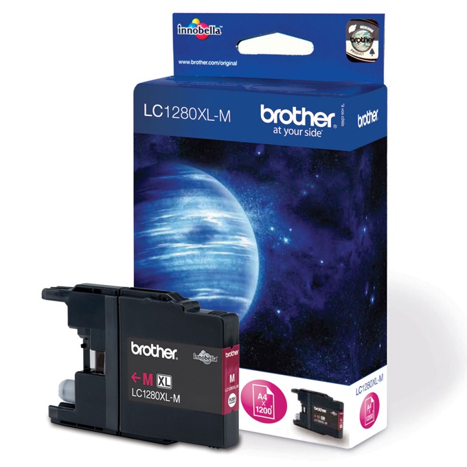 Касета за BROTHER MFC-J6510/J6910 - Magenta - LC1280XLM - заб.: 1200k