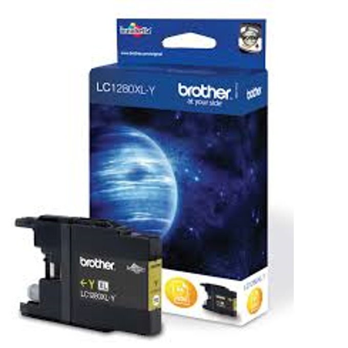 Касета за BROTHER MFC-J6510/J6910 - Yellow - LC1280XLY - заб.: 1200k