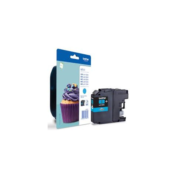 Касета за BROTHER DCP J4110DW/MFCJ4410DW/MFCJ4510DW - Cyan - LC123C - заб.: 600k
