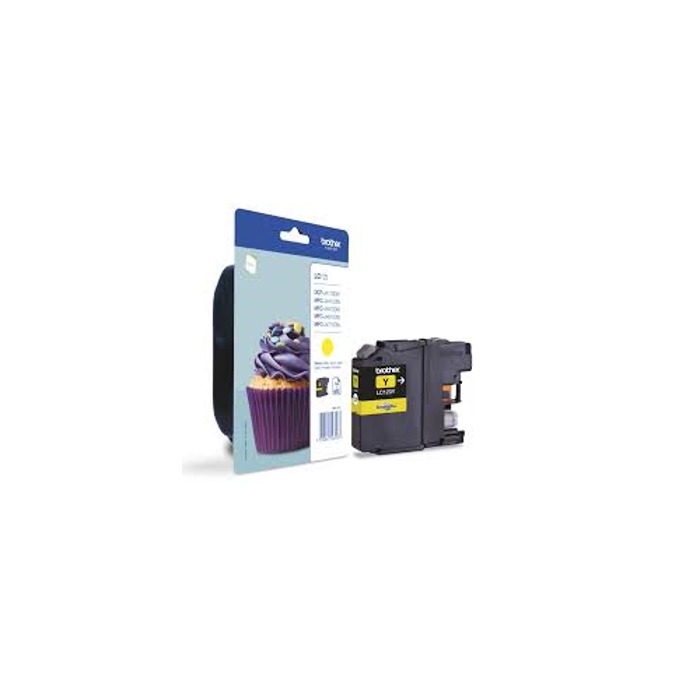 Касета за BROTHER DCP J4110DW/MFCJ4410DW/MFCJ4510DW - Yellow - LC123Y - заб.: 600k
