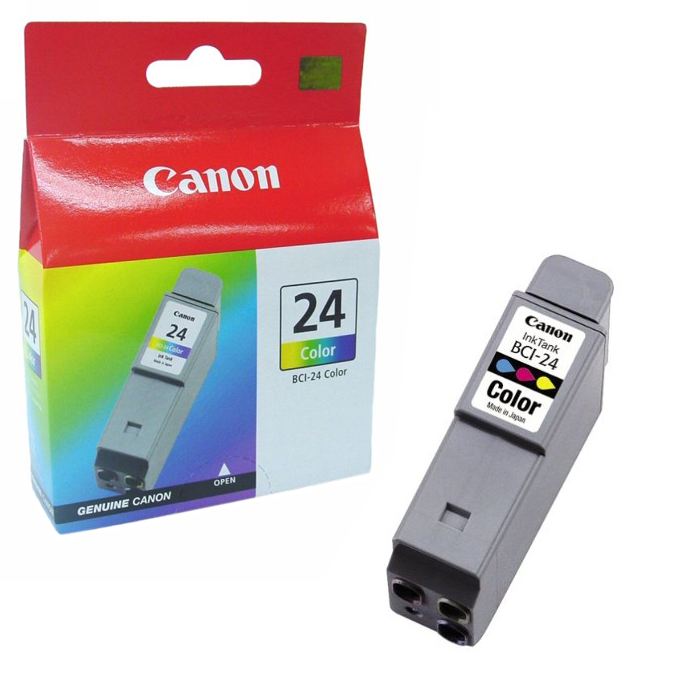Касета CANON iP 1000/1500/2000/S200/300/i250/320/450 - Color - BCI-24C - заб.: 1x15ml