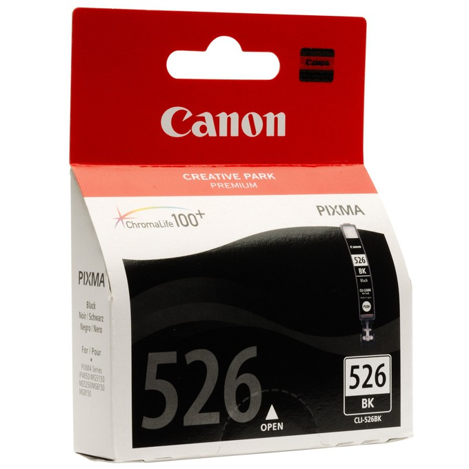 Касета CANON PIXMA iP 4850/MG5150/5250/6150/8150 - Black ink tank - P№ 4540B001/CLI-526B - заб.: 9ml