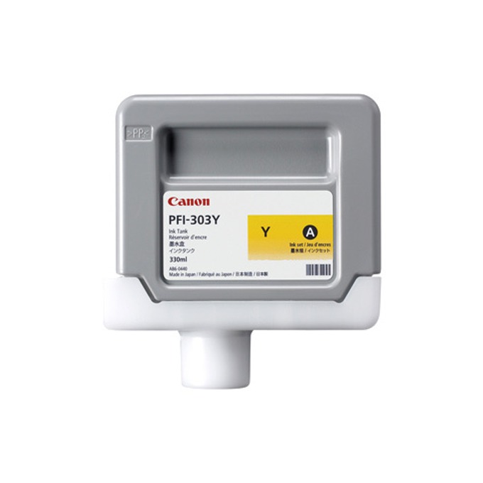 Касета CANON iPF810/iPF820 - Yellow -  PFI-303Y - P№ 2961B001 - заб.: 330ml