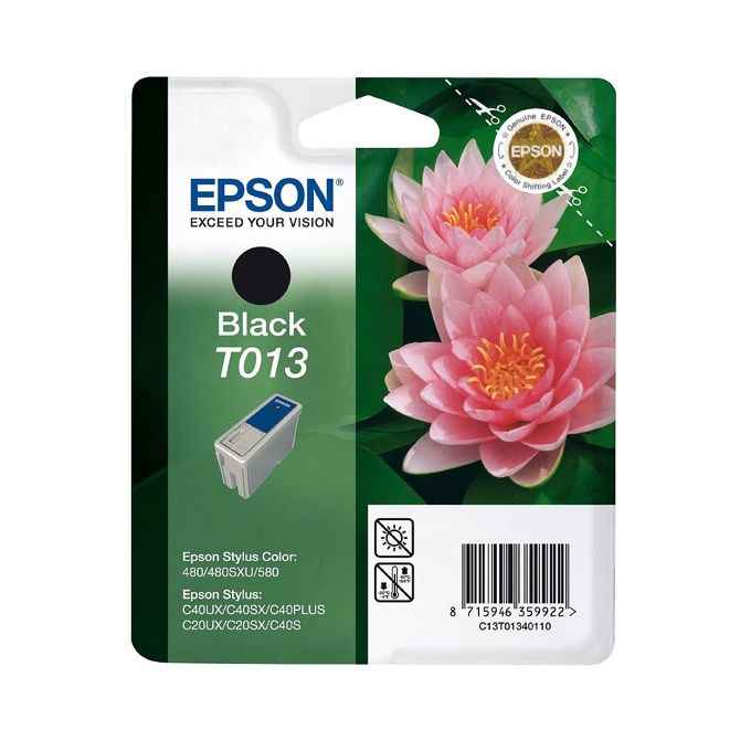 Касета за EPSON STYLUS COLOR 480/580 - Black - P№ C13T01340110