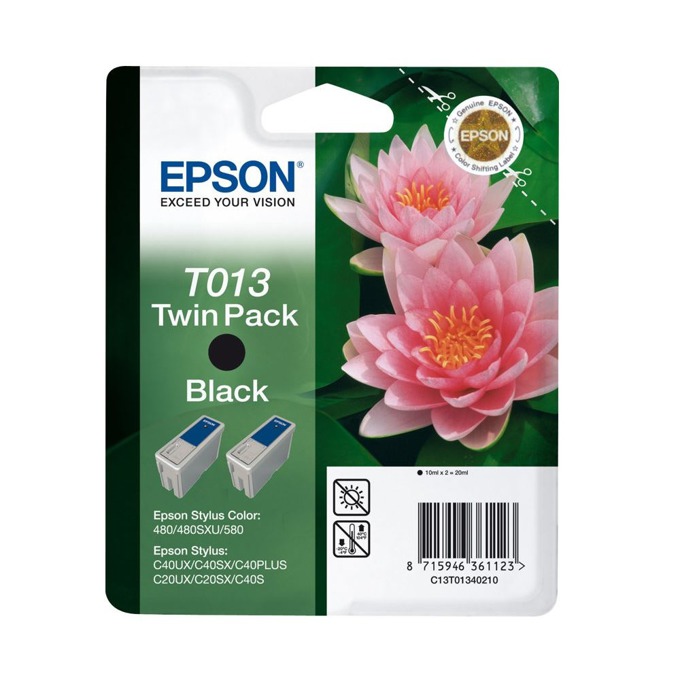Касета за EPSON STYLUS COLOR 480/580 - Black twin pack - P№ C13T0134021A