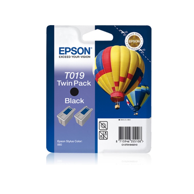 Касета за EPSON STYLUS COLOR 880/ 880TR - Black twin pack - P№ C13T01940210