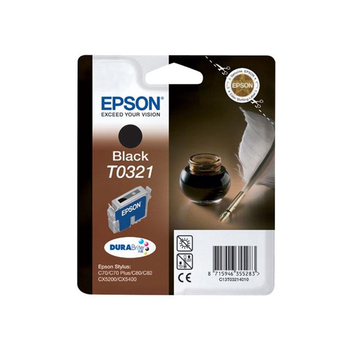 Касета за EPSON STYLUS C 70/C80 - Black - P№ T 0321 - A