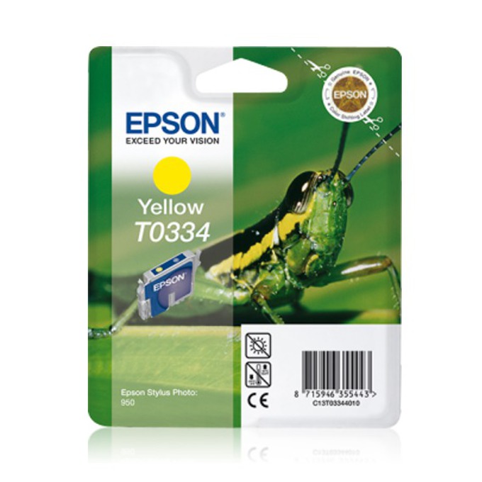 Касета за EPSON Stylus Photo 950 - Yellow - T0334 - P№ C13T03344010 - 17ml
