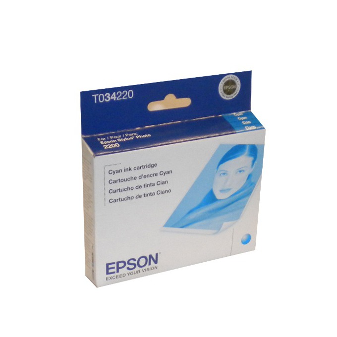 Касета за EPSON STYLUS PHOTO 2200 - Cyan - P№ T034220 - A