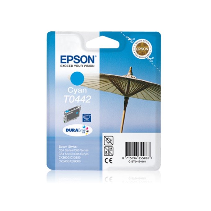 Касета за EPSON STYLUS C 64/C66/C84 - C 64/C84 photo/cx3650 - Cyan - P№ C13T044240