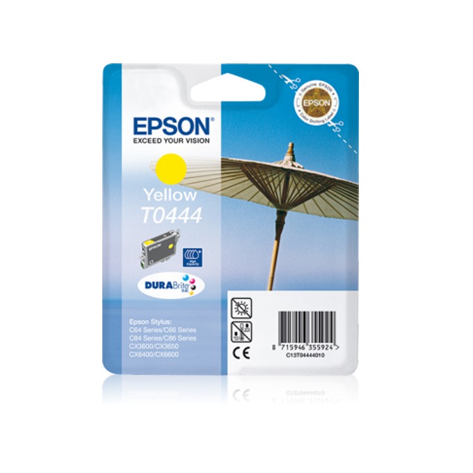Касета за EPSON STYLUS C 64/C66/C84 - C 64/C84 photo/cx3650 - Yellow - P№ C13T044440