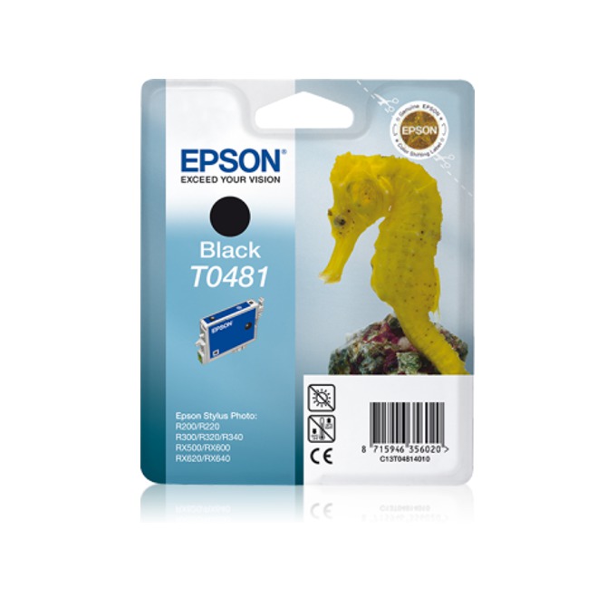 Касета за EPSON STYLUS PHOTO R 200/R300/R320/ RX 500/600 - Black - P№ C13T048140