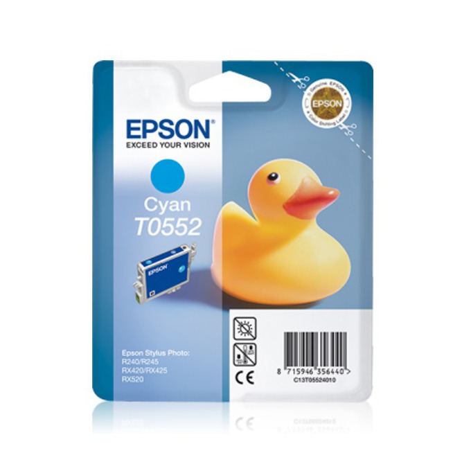 Касета за EPSON STYLUS PHOTO R240/245 RX 420/425/520 - Cyan - P№ C13T05524010