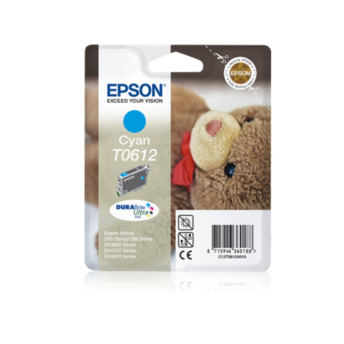 Касета за EPSON STYLUS D88 Photo Editon /D68Pe/D88PE/DX4800/DX4850/DX4200/DX3800/DX3850 - Cyan - P№ C13T061240 - заб.: 8ml