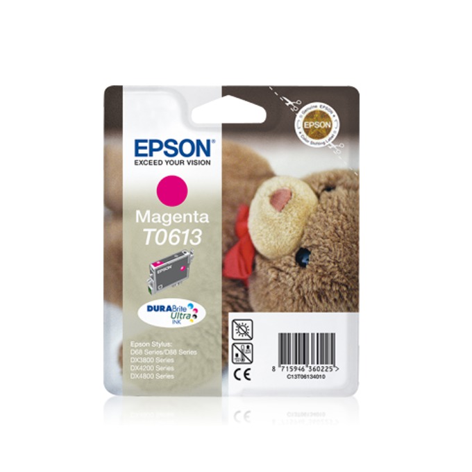 Касета за EPSON STYLUS D88 Photo Editon /D68Pe/D88PE/DX4800/DX4850/DX4200/DX3800/DX3850 - Magenta - P№ C13T061340 - заб.: 8ml