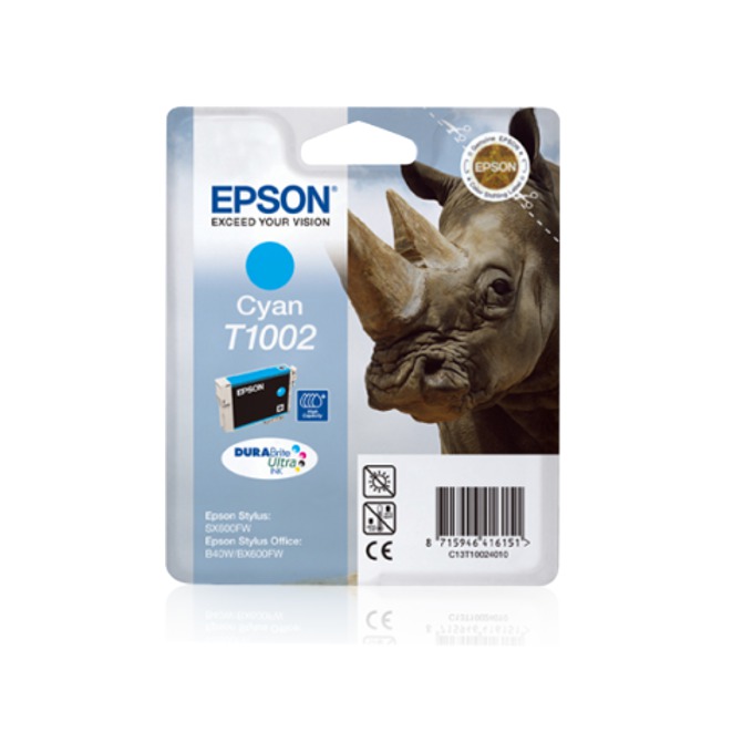 Касета за EPSON B40W/BX600FW/SX600FW - Cyan - P№ C13T10024010 - заб.: 11.1ml