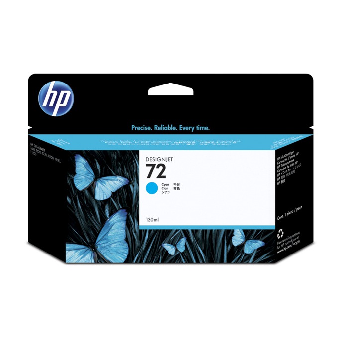 Касета за HP Designjet T610/T620/T770/T790/T795/T1100/T1120/T1200/T1300/T2300 - Cyan - C9371A - заб.: 130ml капацитет