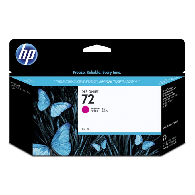 Касета за HP Designjet T610/T620/T770/T790/T795/T1100/T1120/T1200/T1300/T2300 - Magenta - C9372A - заб.: 130ml капацитет