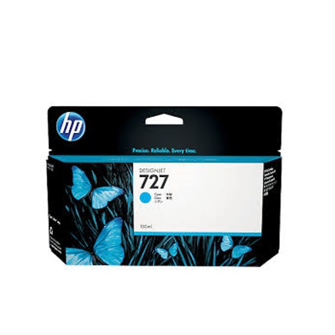 Касета HEWLETT PACKARD DesignJet T920/T1500 - Cyan - /727/ - P№ B3P19A - заб.: 130ml