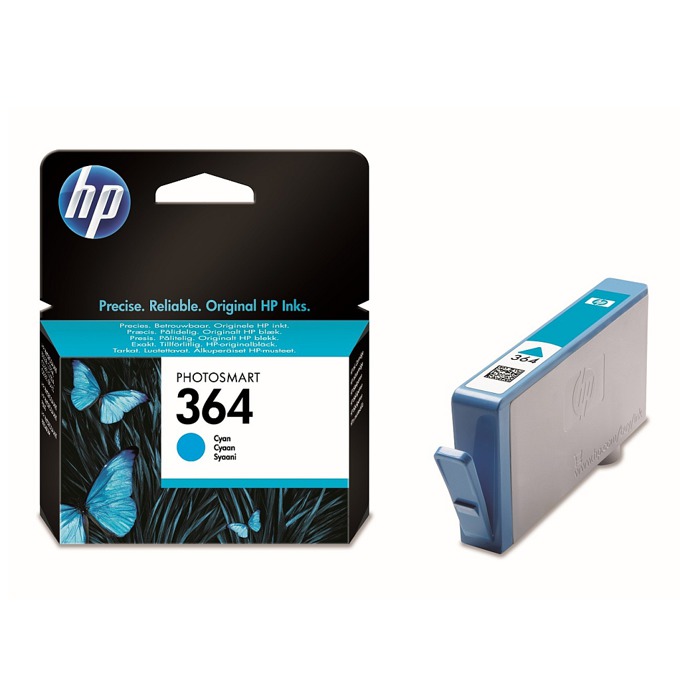 Касета HEWLETT PACKARD Photosmart C5380/C6380/D5460/Photosmart Pro B8550 - Cyan - (364) - P№ CB318EE
