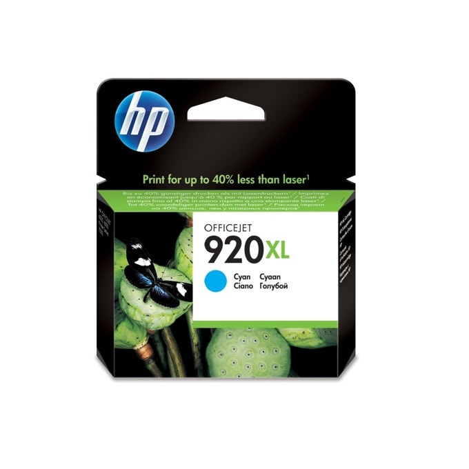 Касета HEWLETT PACKARD Officejet 6000/6500/7000 Series/6500A Series/7500A wf - Cyan - (920XL) - P№ CD972AE - заб.: 700 брой копия