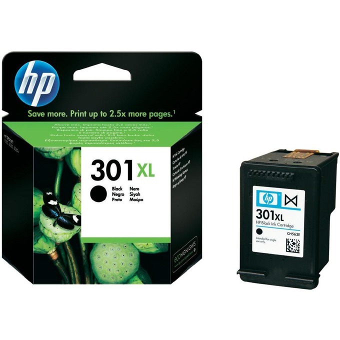 Касета HP DeskJet 1050/2050/2050s - Black - (301XL) - P№ CH563EE - заб.: 480 брой копия