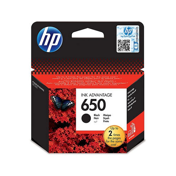 Касета HEWLETT PACKARD Deskjet ink advantage 2515/3515 - Black - (650) - P№ CZ101AE - заб.: 360 брой копия