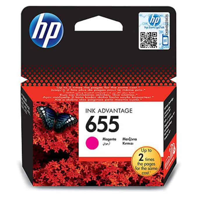 Касета HEWLETT PACKARD Deskjet ink advantage 3525/4615/4625/5522/6525 - Magenta - (655) - P№ CZ111AE - заб.: 600 брой копия