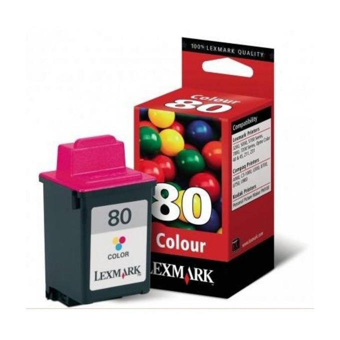 Касета LEXMARK ColorJetPrinter 3200/5000/5700/7000/7200 - Color - P№ 12A1980E /80/ - заб.: 275p