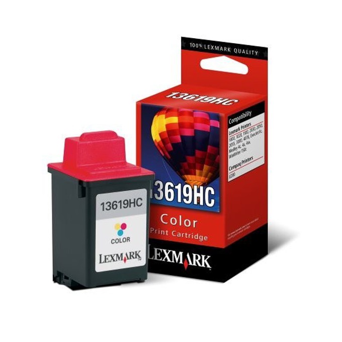 Касета LEXMARK ColorJetPrinter 1000/1020/1100/2030/2050 - Color - P№ 13619HC - заб.: 200p