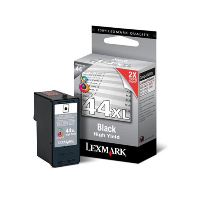Касета LEXMARK ColorJetPrinter X9350/9575/4850/4875/6570/6575/7550/Z1520 - Black - P№ 18Y0144E /44XL/ - заб.: 540p