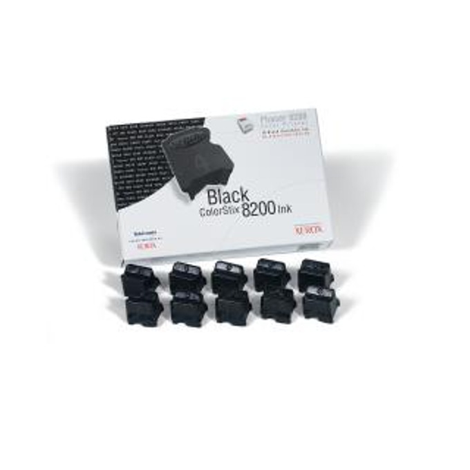 Мастило за XEROX ColorStix за PHASER 8200 - ink 10 Black Sticks - P№ 016204400 - заб.: 14000k
