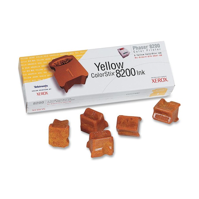 Мастило за XEROX ColorStix за PHASER 8200 - ink 5 Yellow Sticks - P№ 016204700 - заб.: 7000k