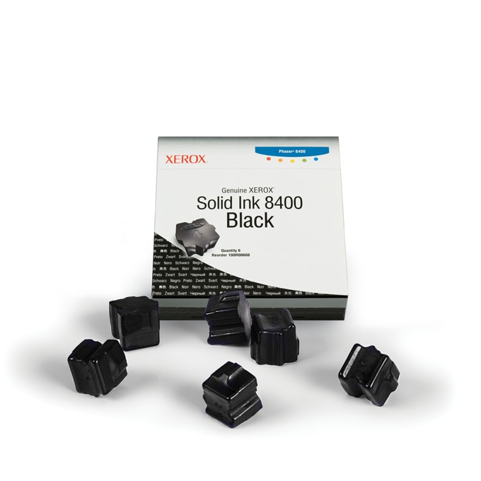 Мастило за XEROX ColorStix за PHASER 8400 - ink 6 Black Sticks - P№ 108R00608