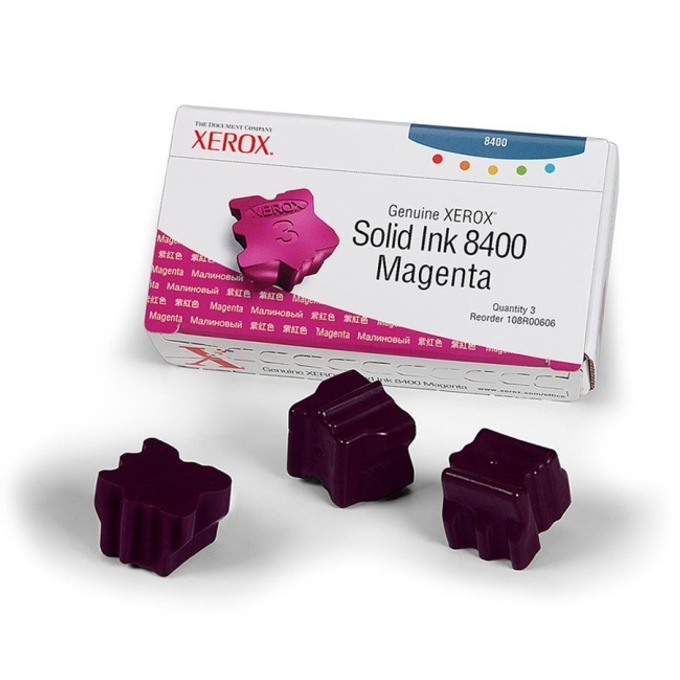 Мастило за XEROX ColorStix за PHASER 8400 - ink 3 Magenta Sticks - P№ 108R00606 - заб.: 3400k