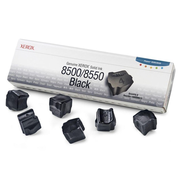 Мастило за XEROX ColorStix за PHASER 8500/8550 - ink 6 Black Sticks - P№ 108R00672 - заб.: 6000k
