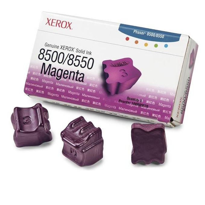 Мастило за XEROX ColorStix за PHASER 8500/8550 - ink 3 Magenta Sticks - P№ 108R00670 - заб.: 3000k