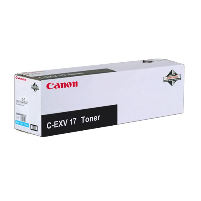 TОНЕР за копирна машина CANON C-EXV 17 - iR C4080i/C4580i - Cyan - P№ CF0261B002[AA] - заб.: 475gr