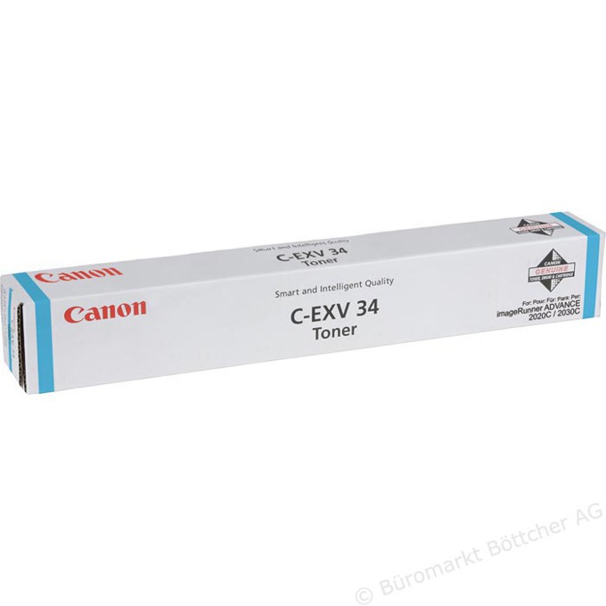 Тонер касета за Canon iR ADV C2020i/C2020L/C2030 - Cyan - P№ CF3783B002 - C-EXV-34 - 19000 к