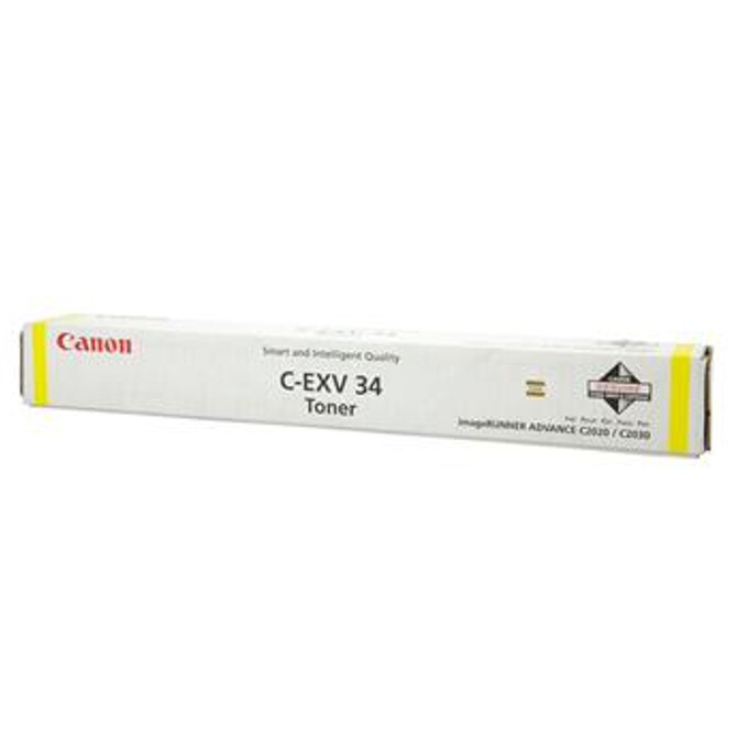 TОНЕР за копирна машина CANON C-EXV 34 - iR ADV C2020i/C2020L/C2030 - Yellow - P№ CF3785B002[AA] - 19000K'